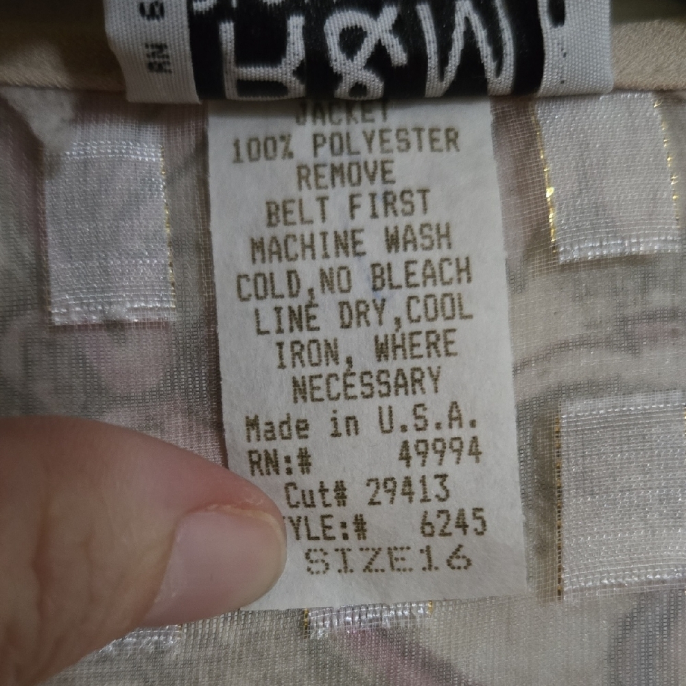R&M Richards Multicolor Long Sleeve Top - Picture 3 of 6